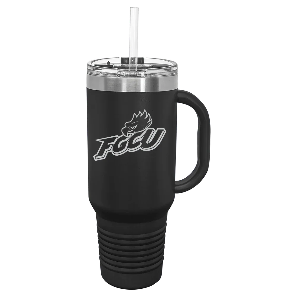 Florida Gulf Coast University Polar Camel 40 oz. Travel Mug with Snap Lid & Straw