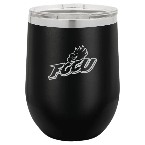 Florida Gulf Coast University Polar Camel 12 oz. Stemless Wine Tumbler