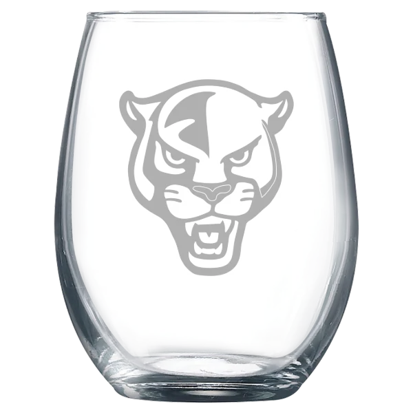 Florida International University Polar Camel 9 oz. Stemless Wine Glass