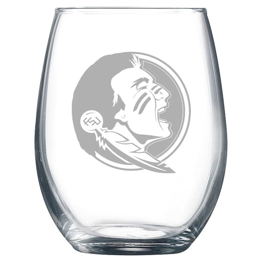 Florida State University Polar Camel 9 oz. Stemless Wine Glass