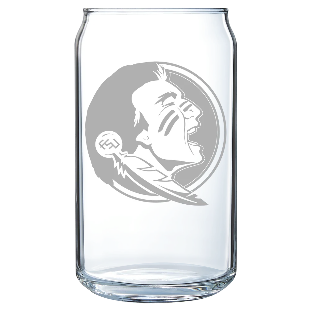 Florida State University Polar Camel 16 oz. Can Glass