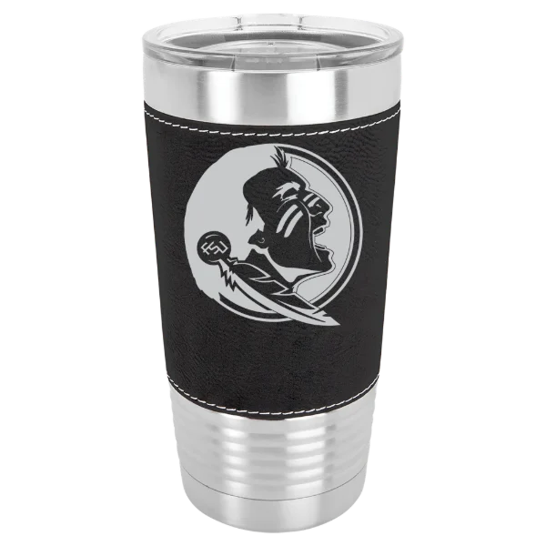Florida State University Polar Camel 20 oz. Leatherette Grip Tumbler with Standard Lid
