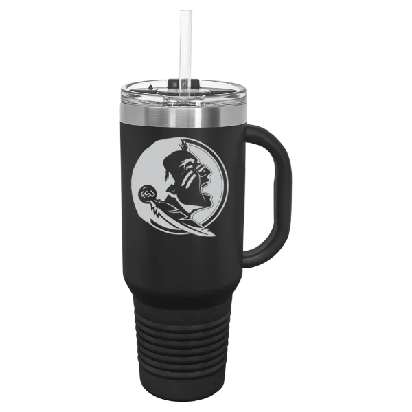 Florida State University Polar Camel 40 oz. Travel Mug with Snap Lid & Straw