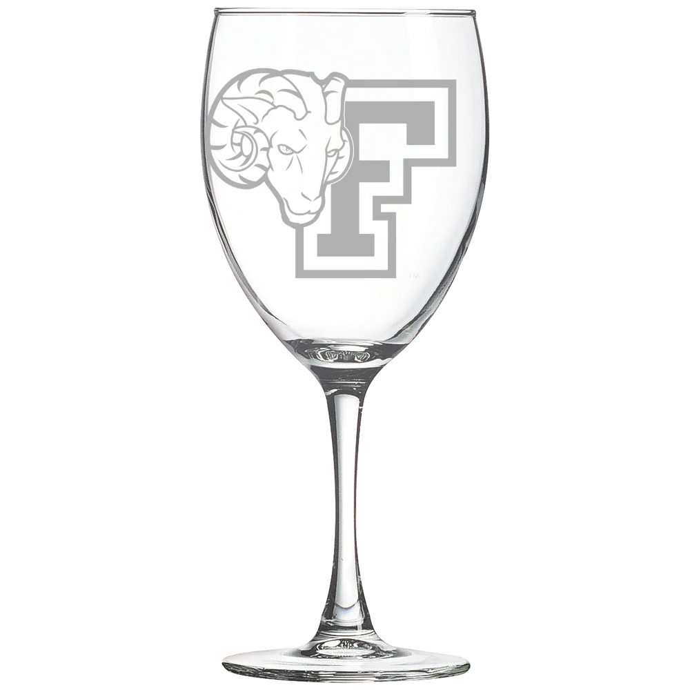 Fordham University Polar Camel 10 1/2 oz. Wine Glass