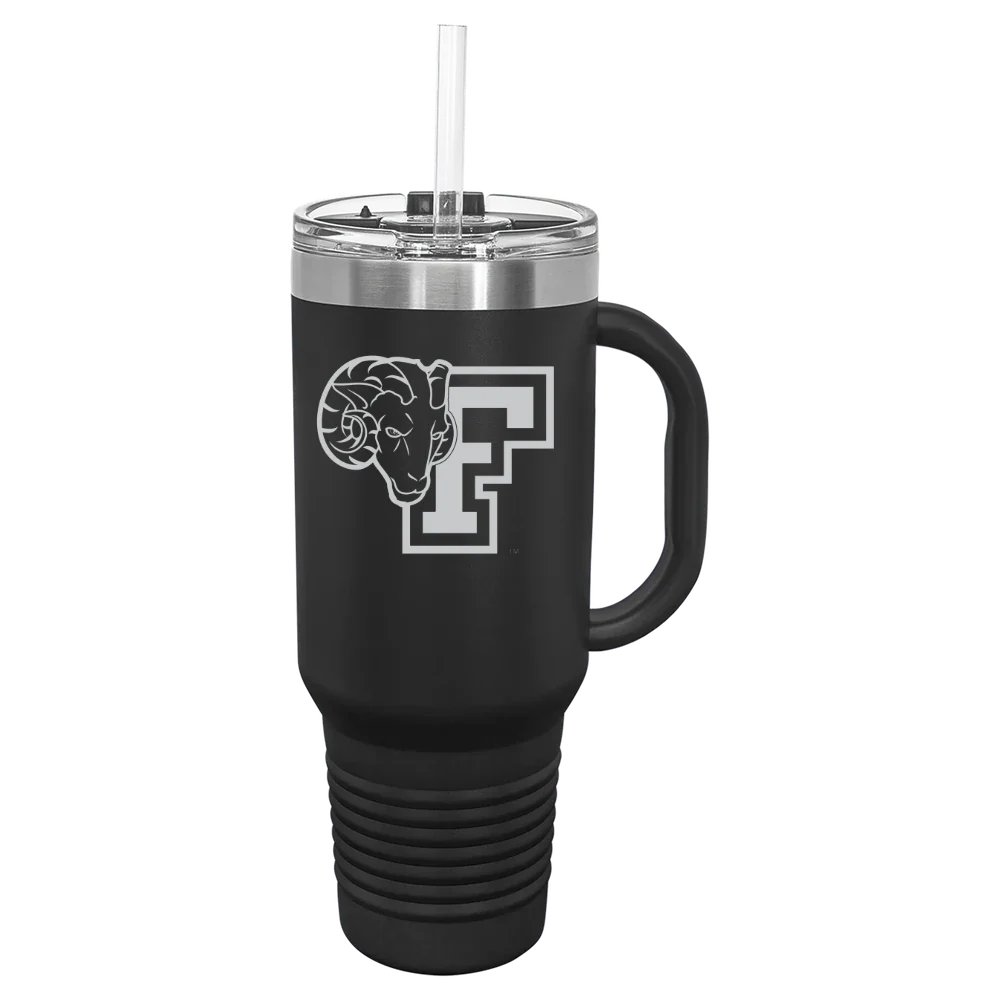 Fordham University Polar Camel 40 oz. Travel Mug with Snap Lid & Straw