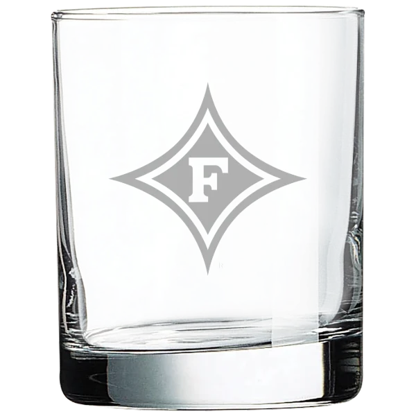 Furman University Polar Camel 10 1/2 oz. On The Rocks Glass