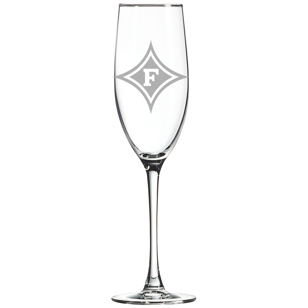 Furman University Polar Camel 8 oz. Champagne Flute