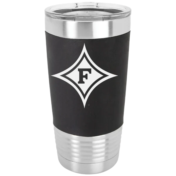 Furman University Polar Camel 20 oz. Silicone Grip Tumbler with Standard Lid