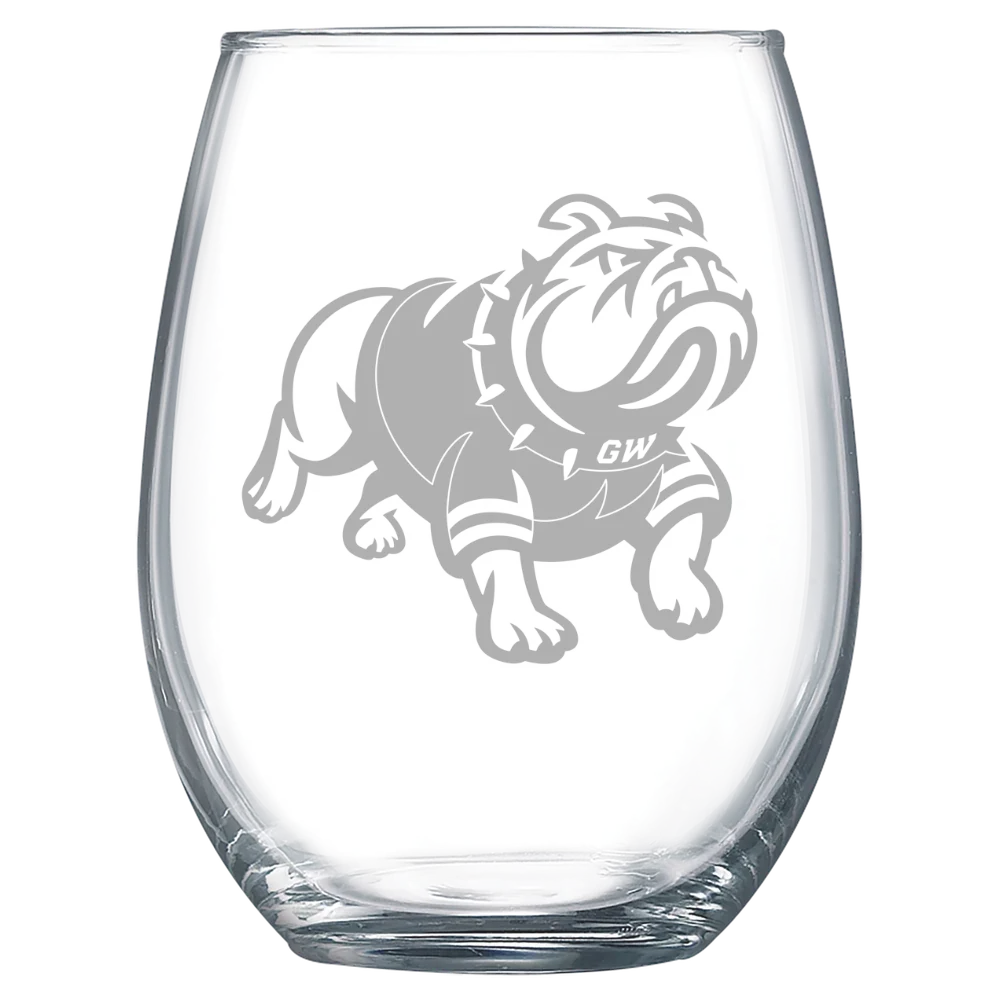 Gardner-Webb University Polar Camel 15 oz. Stemless Wine Glass