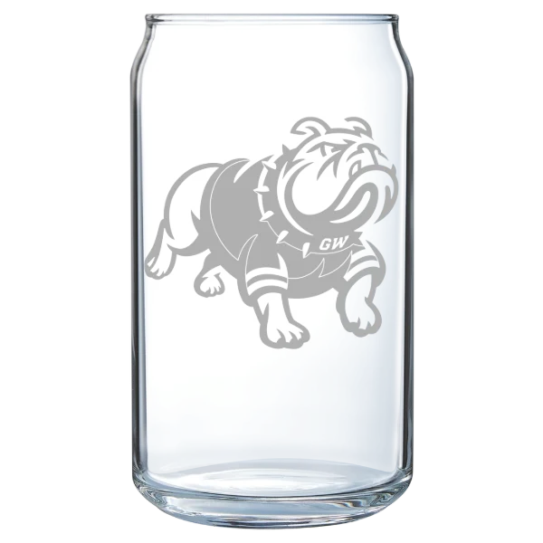 Gardner-Webb University Polar Camel 16 oz. Can Glass