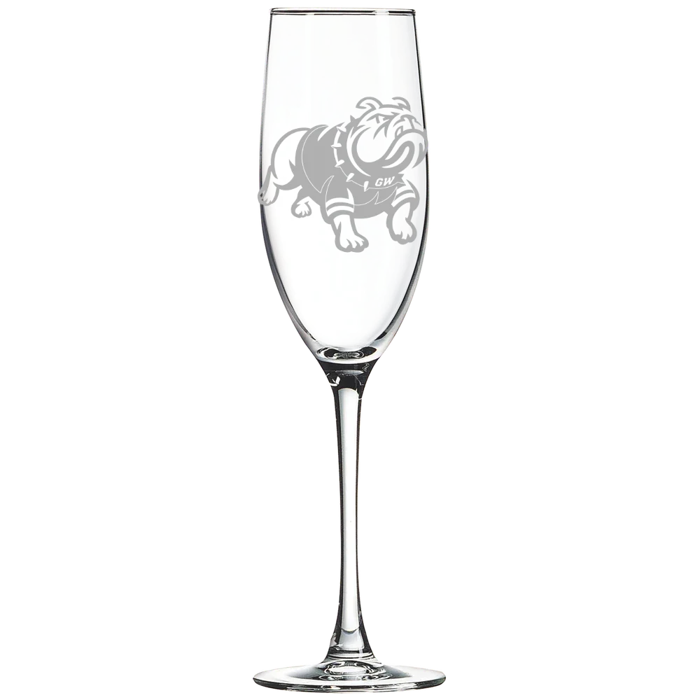 Gardner-Webb University Polar Camel 8 oz. Champagne Flute