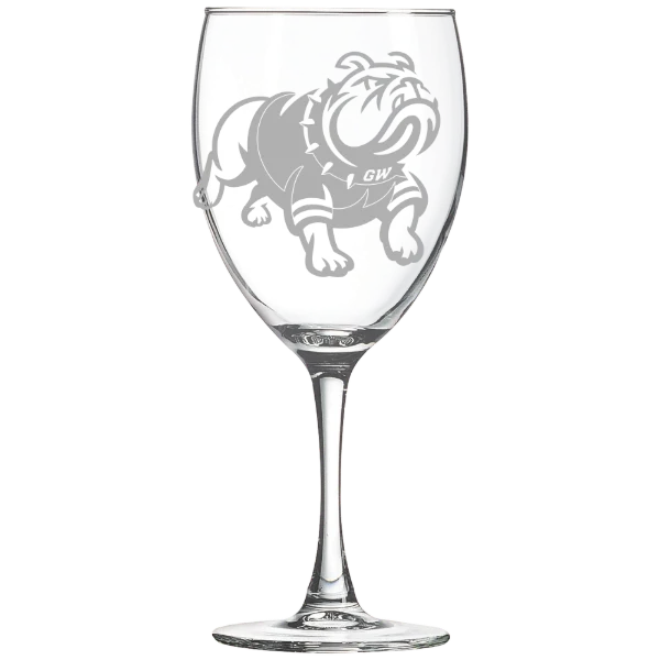 Gardner-Webb University Polar Camel 10 1/2 oz. Wine Glass