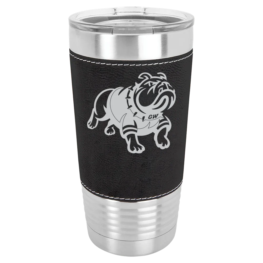Gardner-Webb University Polar Camel 20 oz. Leatherette Grip Tumbler with Standard Lid