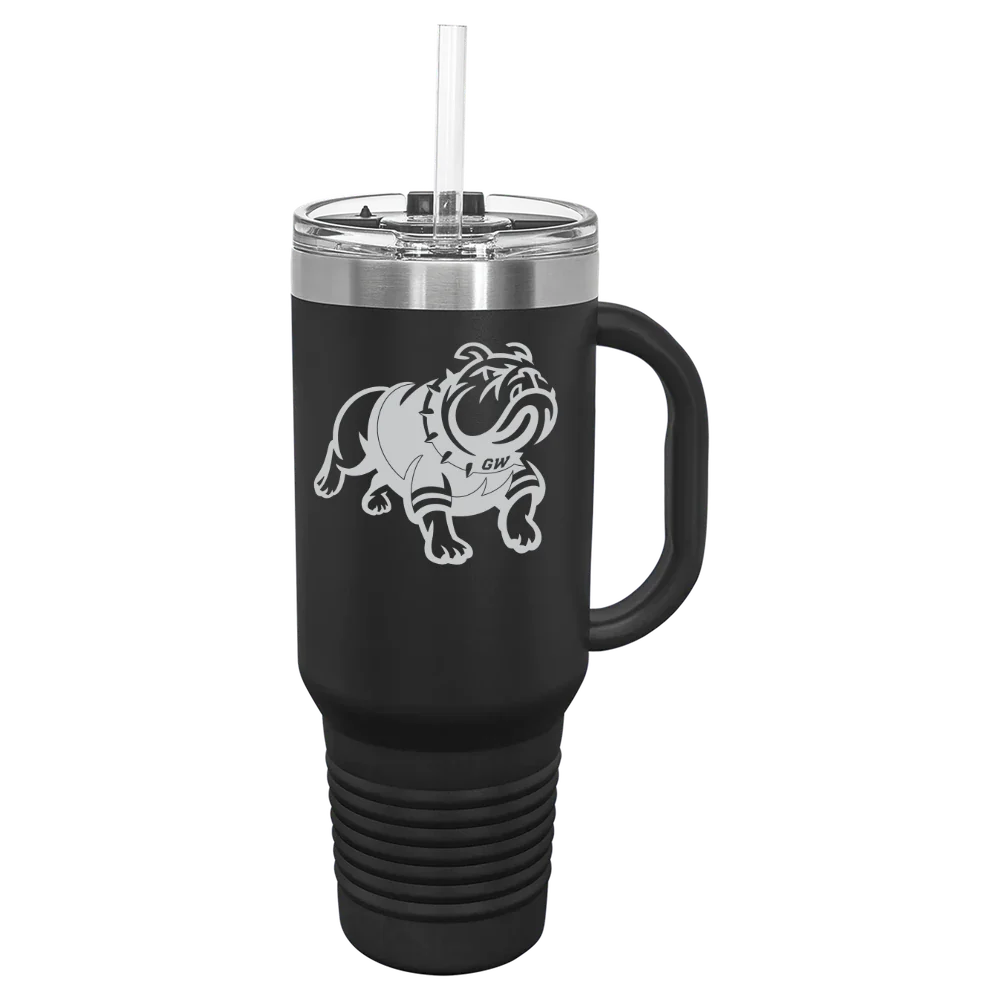Gardner-Webb University Polar Camel 40 oz. Travel Mug with Snap Lid & Straw