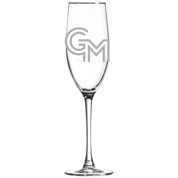 George Mason University Polar Camel 8 oz. Champagne Flute