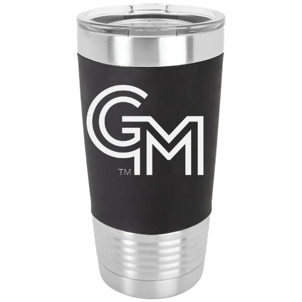 George Mason University Polar Camel 20 oz. Silicone Grip Tumbler with Standard Lid
