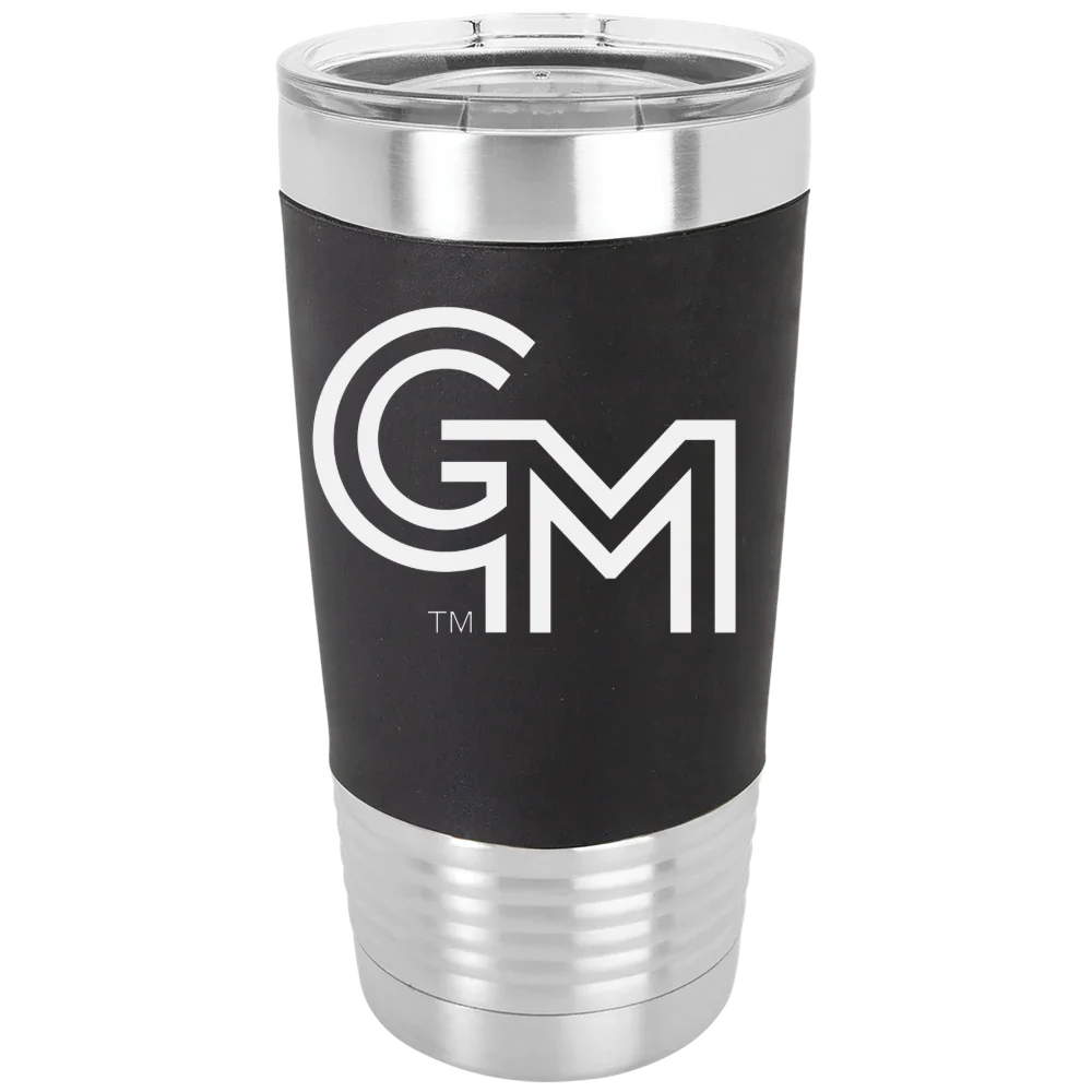 George Mason University Polar Camel 20 oz. Silicone Grip Tumbler with Standard Lid