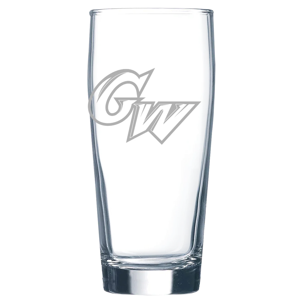 George Washington University Polar Camel 16 oz. Willi Becher Beer Glass