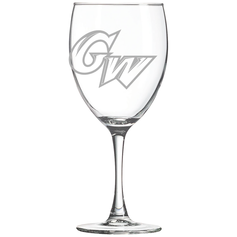 George Washington University Polar Camel 10 1/2 oz. Wine Glass