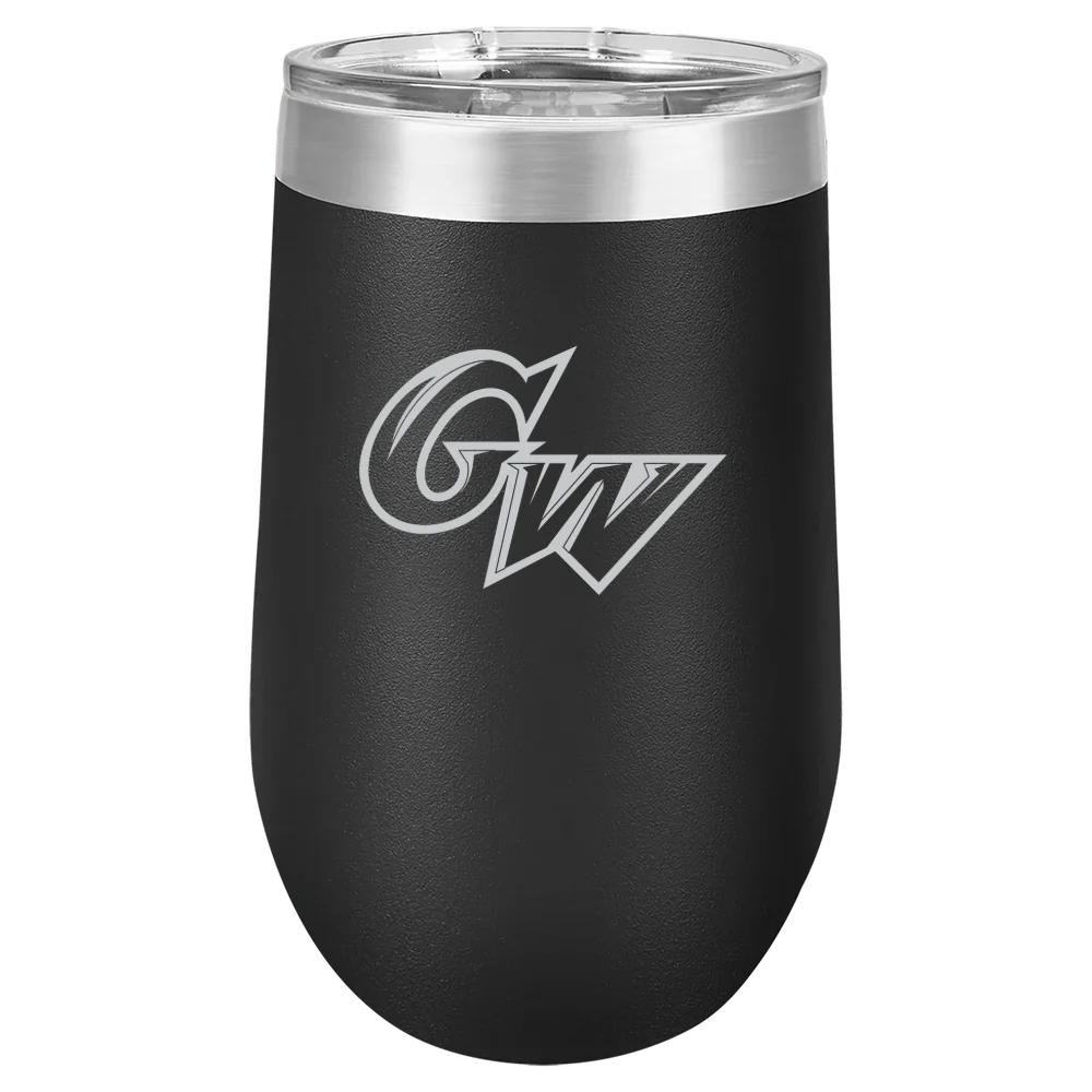 George Washington University Polar Camel 16 oz. Stemless Wine Tumbler