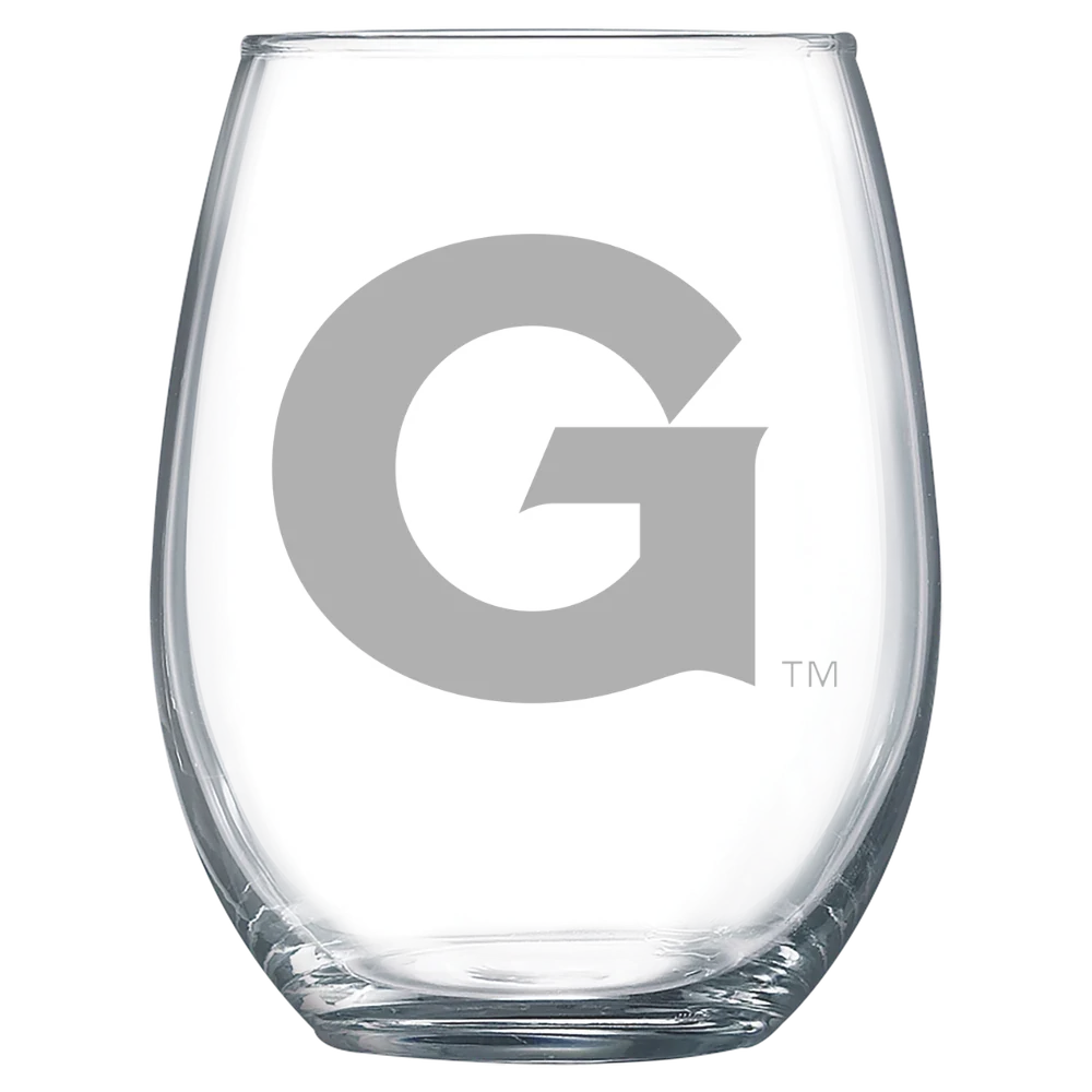 Georgetown University Polar Camel 15 oz. Stemless Wine Glass