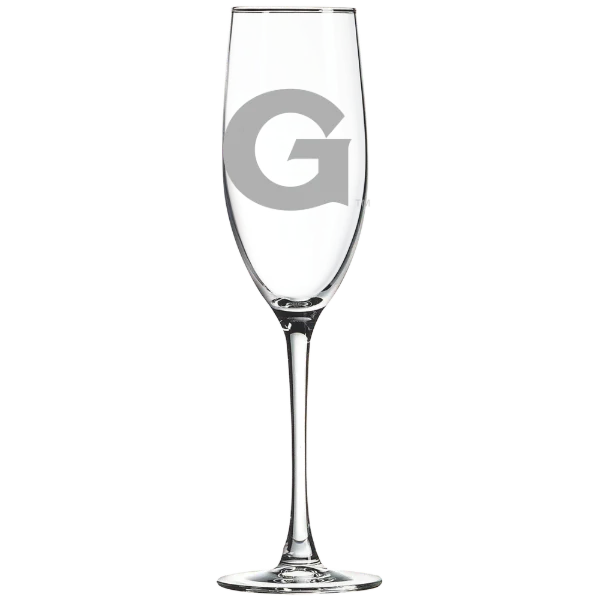 Georgetown University Polar Camel 8 oz. Champagne Flute