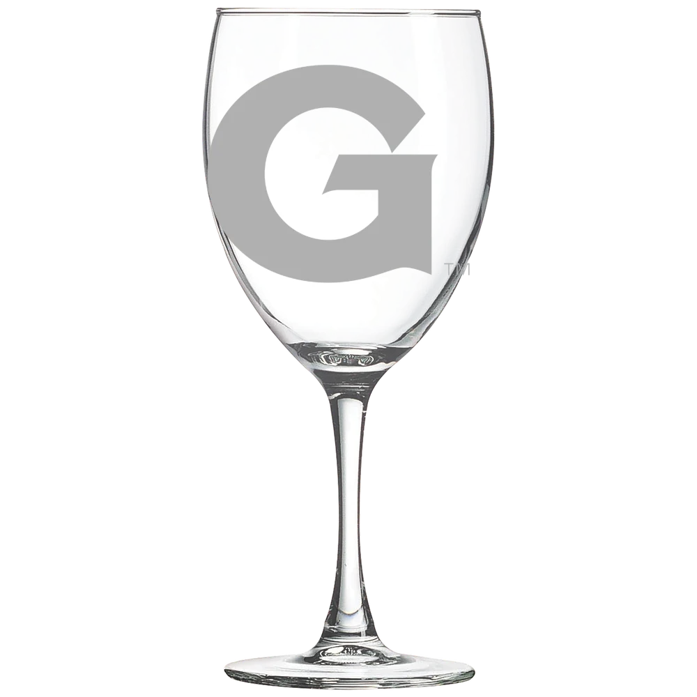 Georgetown University Polar Camel 10 1/2 oz. Wine Glass