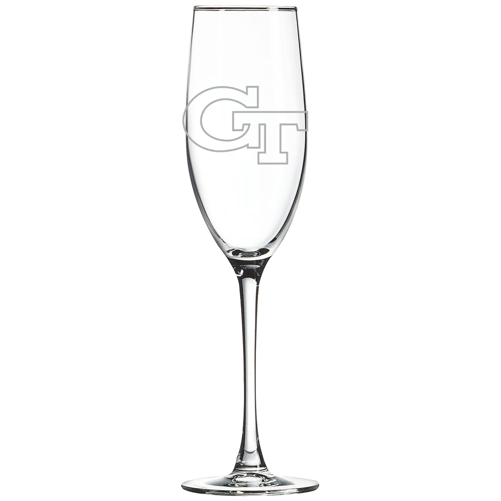 Georgia Institute of Technology Polar Camel 8 oz. Champagne Flute