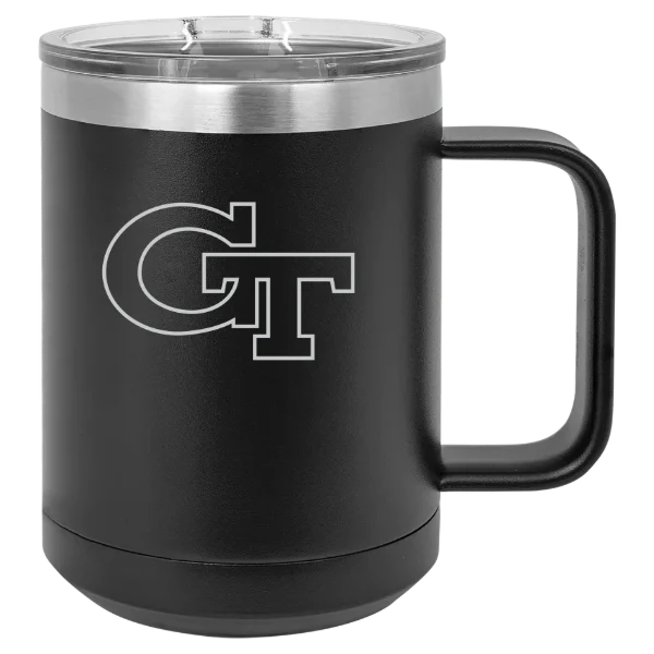Georgia Institute of Technology Polar Camel 15 oz. Mug with Slider Lid