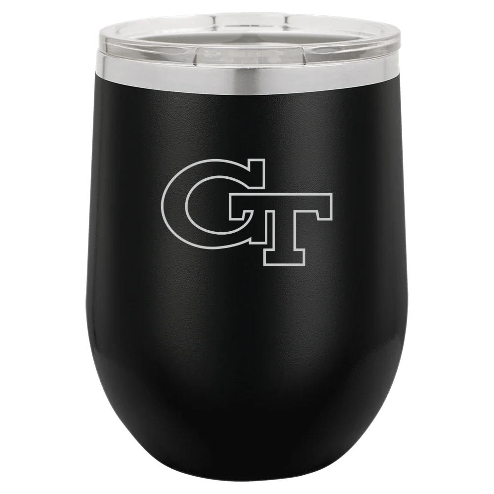 Georgia Institute of Technology Polar Camel 12 oz. Stemless Wine Tumbler