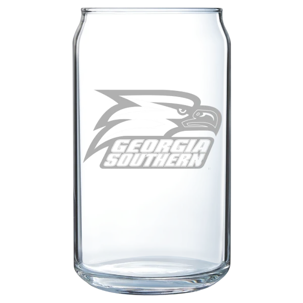 Georgia Southern University Polar Camel 16 oz. Can Glass