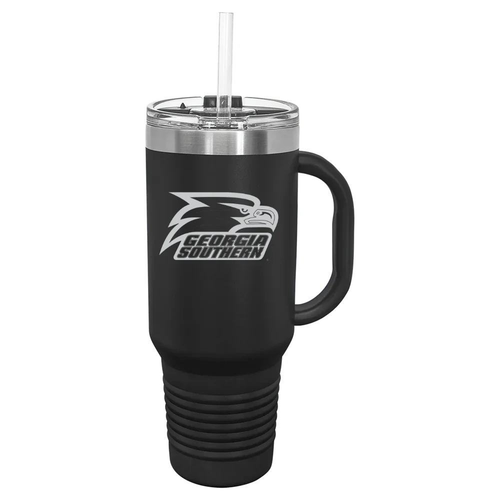 Georgia Southern University Polar Camel 40 oz. Travel Mug with Snap Lid & Straw