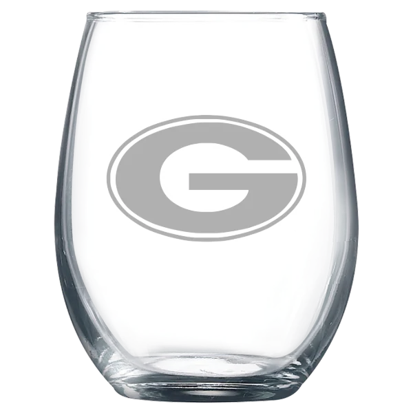 Grambling State University Polar Camel 9 oz. Stemless Wine Glass
