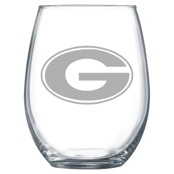 Grambling State University Polar Camel 15 oz. Stemless Wine Glass