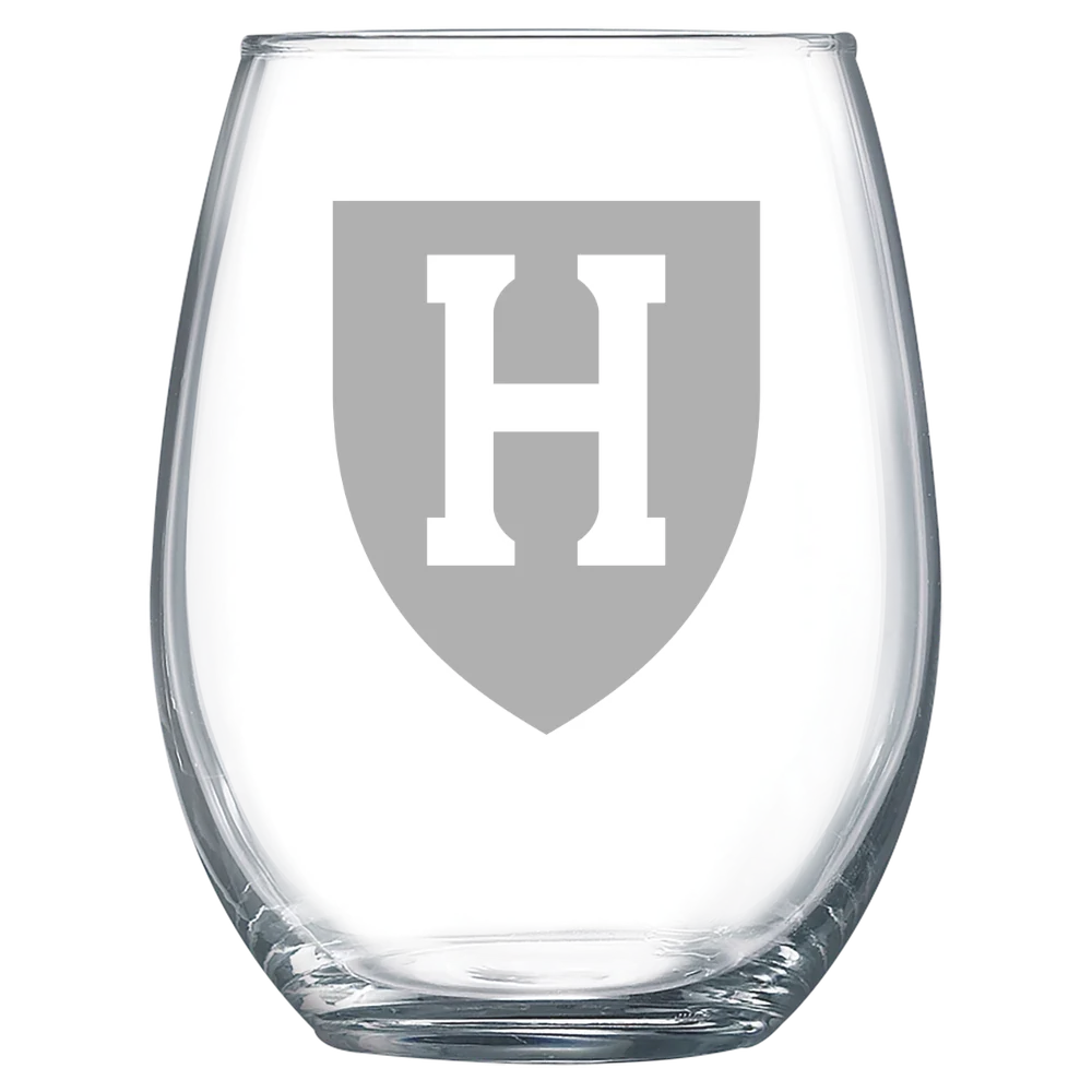 Harvard University Polar Camel 15 oz. Stemless Wine Glass
