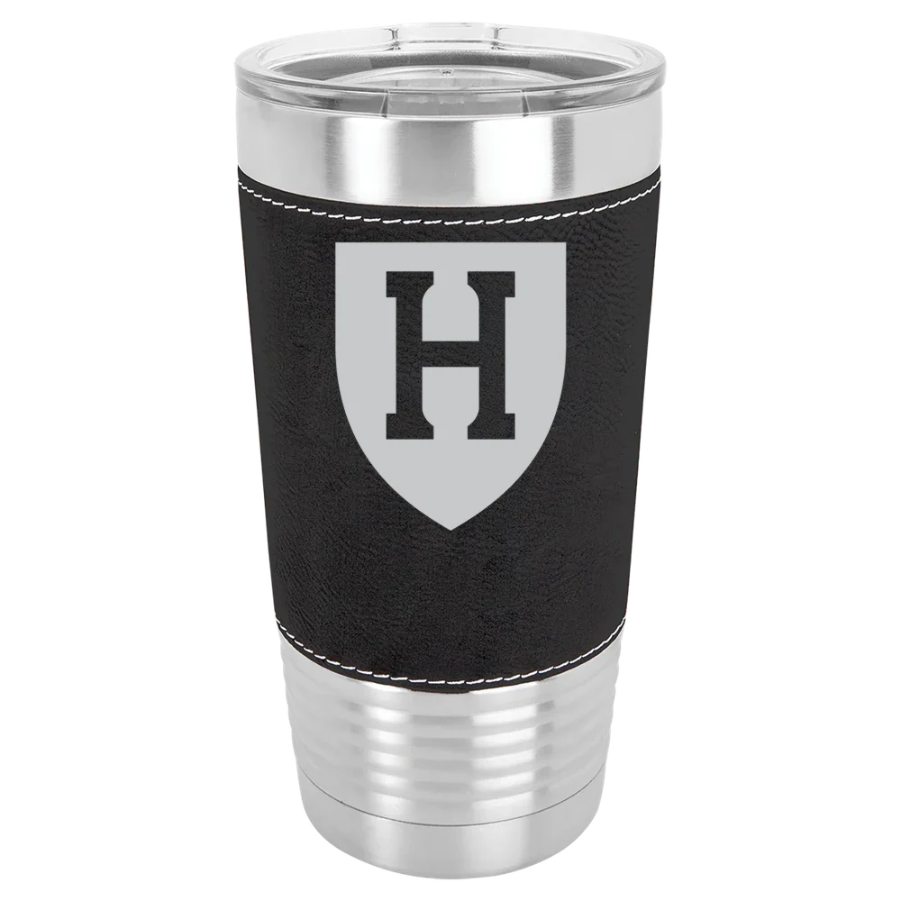 Harvard University Polar Camel 20 oz. Leatherette Grip Tumbler with Standard Lid