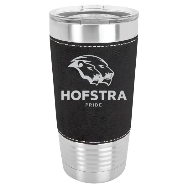 Hofstra University Polar Camel 20 oz. Leatherette Grip Tumbler with Standard Lid