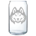 Houston Christian University Polar Camel 16 oz. Can Glass