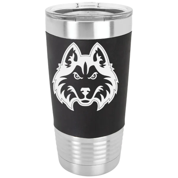 Houston Christian University Polar Camel 20 oz. Silicone Grip Tumbler with Standard Lid