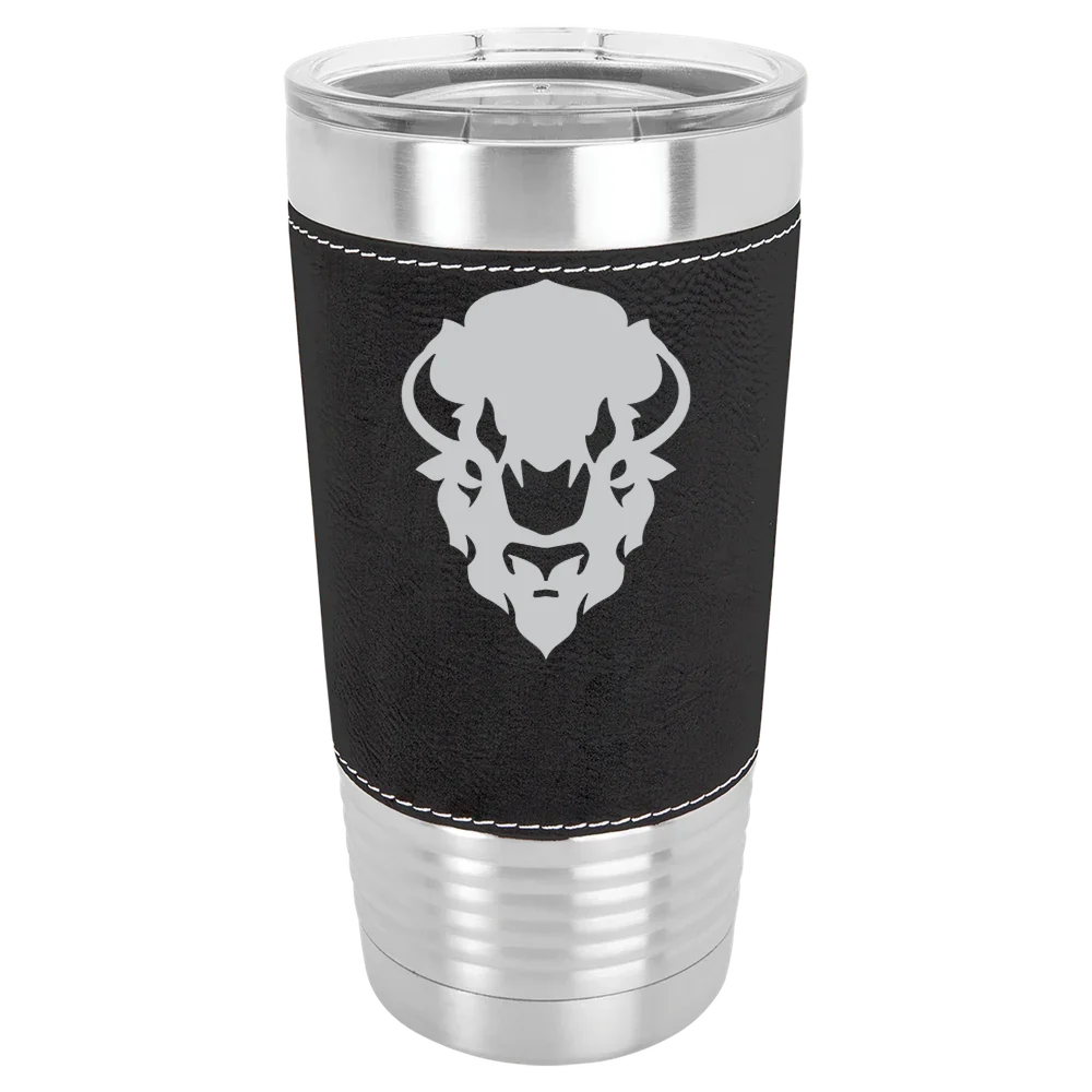 Howard University Polar Camel 20 oz. Leatherette Grip Tumbler with Standard Lid