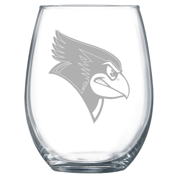 Illinois State University Polar Camel 15 oz. Stemless Wine Glass