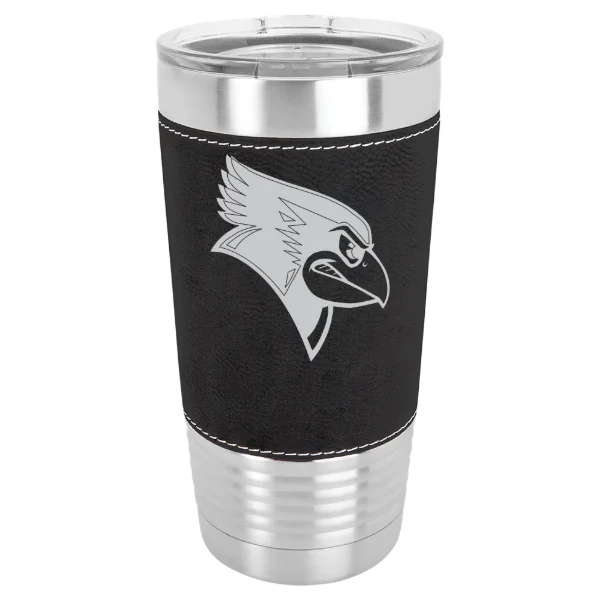 Illinois State University Polar Camel 20 oz. Leatherette Grip Tumbler with Standard Lid