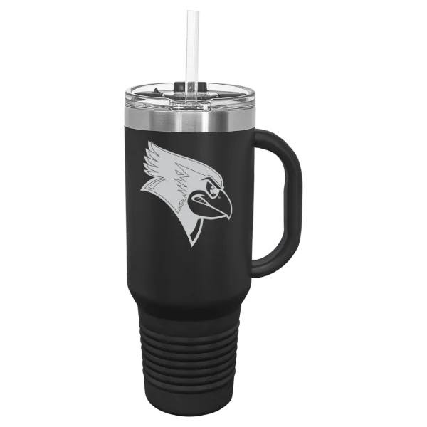 Illinois State University Polar Camel 40 oz. Travel Mug with Snap Lid & Straw
