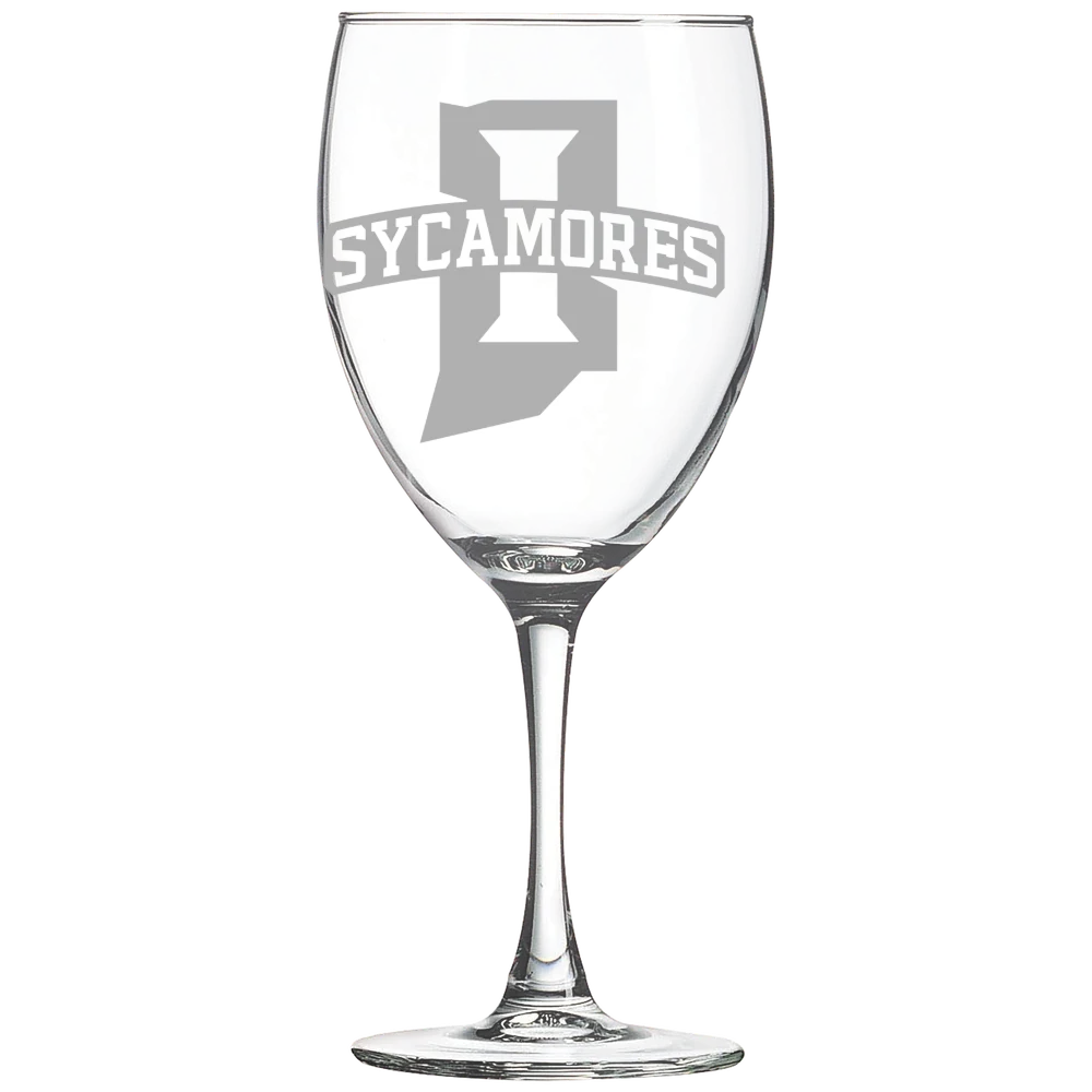 Indiana State University Polar Camel 10 1/2 oz. Wine Glass