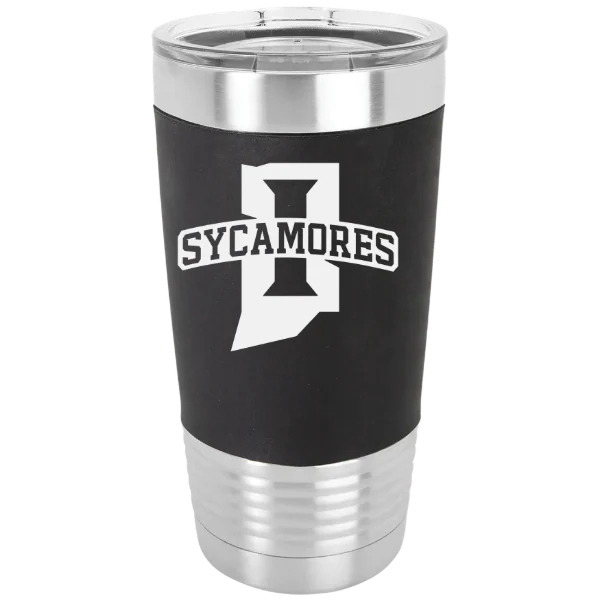Indiana State University Polar Camel 20 oz. Silicone Grip Tumbler with Standard Lid