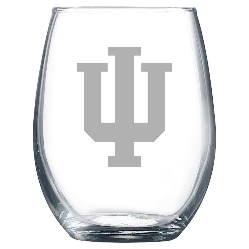 Indiana University, Bloomington Polar Camel 9 oz. Stemless Wine Glass