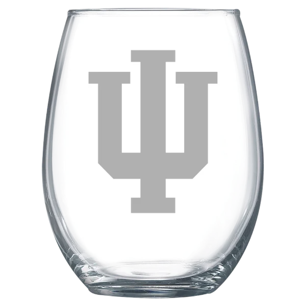 Indiana University, Bloomington Polar Camel 15 oz. Stemless Wine Glass