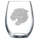 Indiana University Indianapolis Polar Camel 9 oz. Stemless Wine Glass