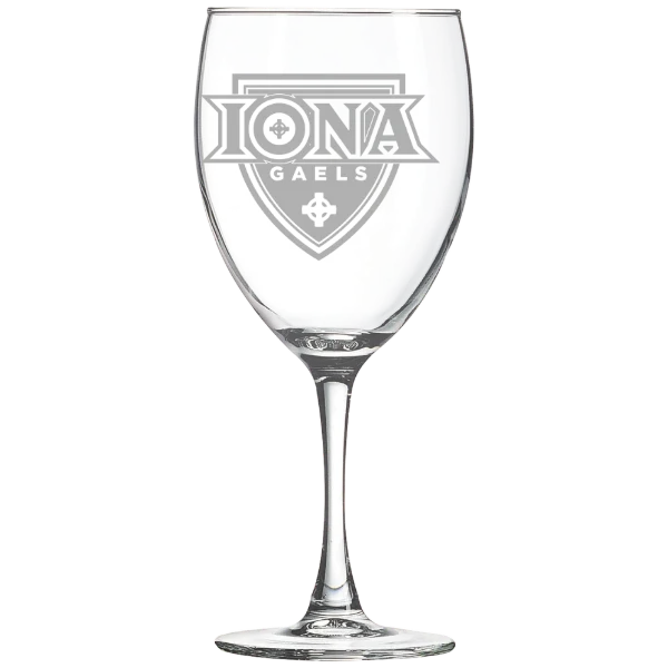 Iona University Polar Camel 10 1/2 oz. Wine Glass