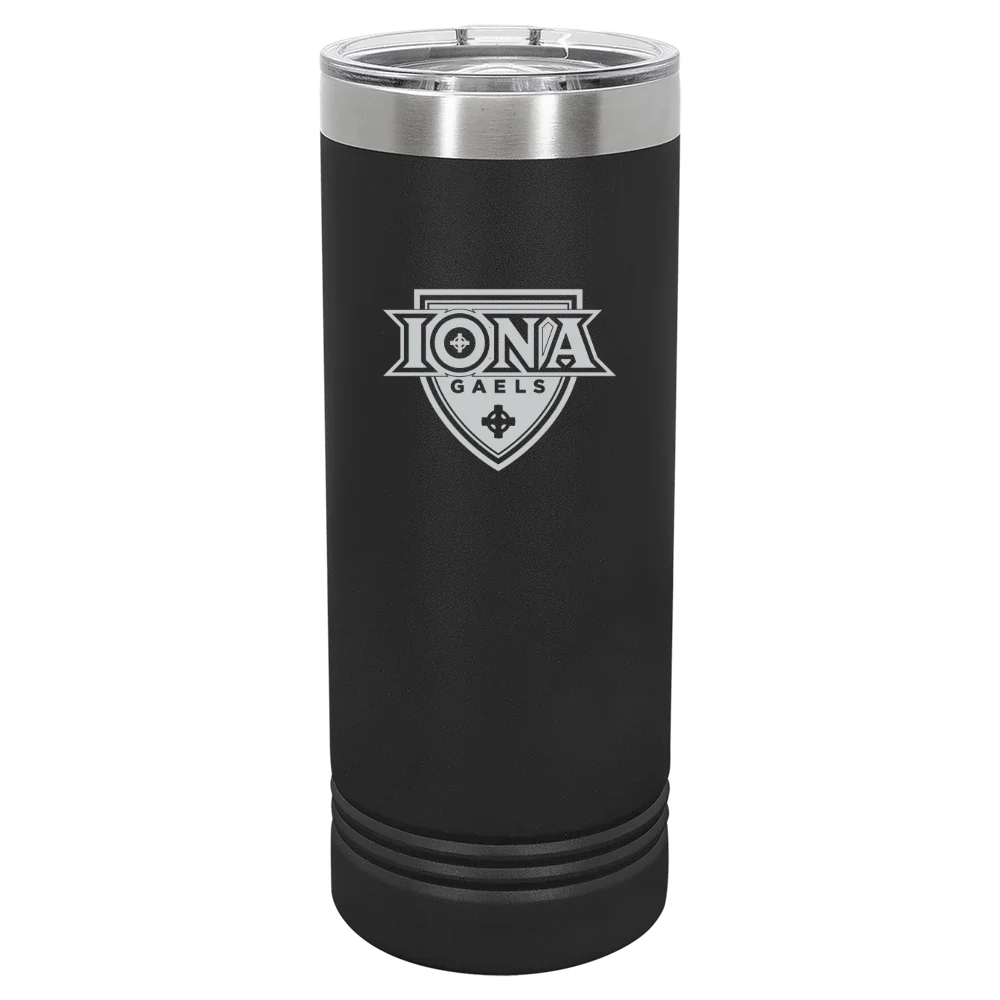 Iona University Polar Camel 22 oz. Skinny Tumbler with Slider Lid